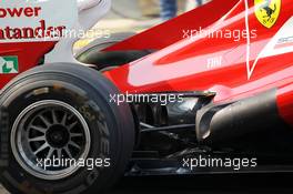 Ferrari F2012 exhaust detail. 26.10.2012.Formula 1 World Championship, Rd 17, Indian Grand Prix, New Delhi, India, Practice Day.