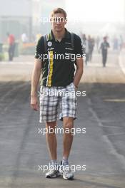 Vitaly Petrov (RUS) Caterham. 26.10.2012.Formula 1 World Championship, Rd 17, Indian Grand Prix, New Delhi, India, Practice Day.