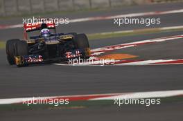 Daniel Ricciardo (AUS) Scuderia Toro Rosso STR7. 26.10.2012.Formula 1 World Championship, Rd 17, Indian Grand Prix, New Delhi, India, Practice Day.