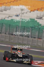 Romain Grosjean (FRA) Lotus F1 E20. 26.10.2012.Formula 1 World Championship, Rd 17, Indian Grand Prix, New Delhi, India, Practice Day.