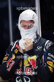 Sebastian Vettel (GER) Red Bull Racing. 26.10.2012.Formula 1 World Championship, Rd 17, Indian Grand Prix, New Delhi, India, Practice Day.