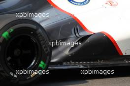 Sauber C31 exhaust detail. 26.10.2012.Formula 1 World Championship, Rd 17, Indian Grand Prix, New Delhi, India, Practice Day.