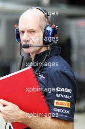 Adrian Newey (GBR) Red Bull Racing Chief Technical Officer. 26.10.2012.Formula 1 World Championship, Rd 17, Indian Grand Prix, New Delhi, India, Practice Day.