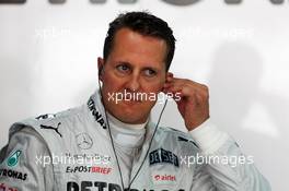 Michael Schumacher (GER) Mercedes AMG F1. 26.10.2012.Formula 1 World Championship, Rd 17, Indian Grand Prix, New Delhi, India, Practice Day.