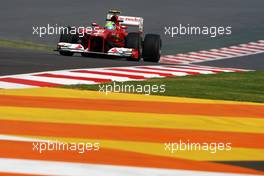 Felipe Massa (BRA) Ferrari F2012. 26.10.2012.Formula 1 World Championship, Rd 17, Indian Grand Prix, New Delhi, India, Practice Day.