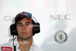 Sergio Perez (MEX) Sauber. 26.10.2012.Formula 1 World Championship, Rd 17, Indian Grand Prix, New Delhi, India, Practice Day.