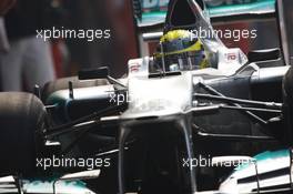 Nico Rosberg (GER) Mercedes AMG F1 W03. 26.10.2012.Formula 1 World Championship, Rd 17, Indian Grand Prix, New Delhi, India, Practice Day.