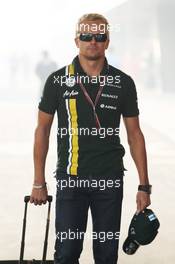 Heikki Kovalainen (FIN) Caterham. 26.10.2012.Formula 1 World Championship, Rd 17, Indian Grand Prix, New Delhi, India, Practice Day.