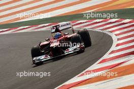 Fernando Alonso (ESP) Ferrari F2012. 26.10.2012.Formula 1 World Championship, Rd 17, Indian Grand Prix, New Delhi, India, Practice Day.