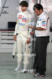 Esteban Gutierrez (MEX), third driver, Sauber F1 Team  26.10.2012. Formula 1 World Championship, Rd 17, Indian Grand Prix, New Delhi, India, Practice Day