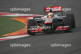 Lewis Hamilton (GBR) McLaren MP4/27. 26.10.2012.Formula 1 World Championship, Rd 17, Indian Grand Prix, New Delhi, India, Practice Day.