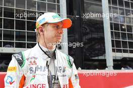 Nico Hulkenberg (GER) Sahara Force India F1 on the grid. 28.10.2012. Formula 1 World Championship, Rd 17, Indian Grand Prix, New Delhi, India, Race Day.