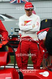 Fernando Alonso (ESP) Ferrari F2012 on the grid. 28.10.2012. Formula 1 World Championship, Rd 17, Indian Grand Prix, New Delhi, India, Race Day.