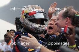 1st place Sebastian Vettel (GER), Red Bull Racing  28.10.2012. Formula 1 World Championship, Rd 17, Indian Grand Prix, New Delhi, India, Race Day