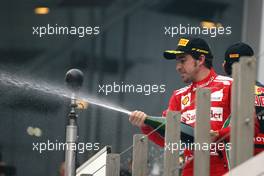 Fernando Alonso (ESP), Scuderia Ferrari  28.10.2012. Formula 1 World Championship, Rd 17, Indian Grand Prix, New Delhi, India, Race Day