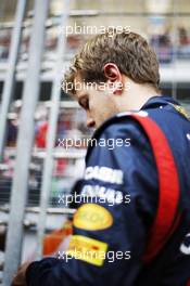 Sebastian Vettel (GER) Red Bull Racing on the grid. 28.10.2012. Formula 1 World Championship, Rd 17, Indian Grand Prix, New Delhi, India, Race Day.