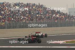 Kimi Raikkonen (FIN) Lotus F1 E20. 28.10.2012. Formula 1 World Championship, Rd 17, Indian Grand Prix, New Delhi, India, Race Day.