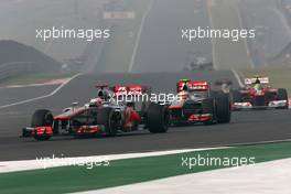 Jenson Button (GBR), McLaren Mercedes  28.10.2012. Formula 1 World Championship, Rd 17, Indian Grand Prix, New Delhi, India, Race Day
