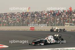 Kamui Kobayashi (JAP), Sauber F1 Team  28.10.2012. Formula 1 World Championship, Rd 17, Indian Grand Prix, New Delhi, India, Race Day