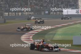 Fernando Alonso (ESP) Ferrari F2012. 28.10.2012. Formula 1 World Championship, Rd 17, Indian Grand Prix, New Delhi, India, Race Day.