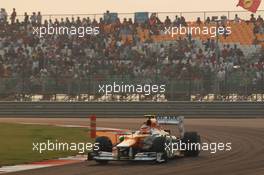 Nico Hulkenberg (GER) Sahara Force India F1 VJM05. 28.10.2012. Formula 1 World Championship, Rd 17, Indian Grand Prix, New Delhi, India, Race Day.