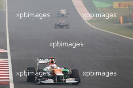 Paul di Resta (GBR) Sahara Force India VJM05. 28.10.2012. Formula 1 World Championship, Rd 17, Indian Grand Prix, New Delhi, India, Race Day.