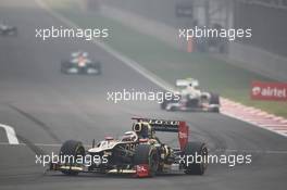 Kimi Raikkonen (FIN) Lotus F1 E20. 28.10.2012. Formula 1 World Championship, Rd 17, Indian Grand Prix, New Delhi, India, Race Day.