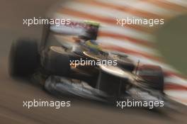 Bruno Senna (BRA) Williams FW34. 28.10.2012. Formula 1 World Championship, Rd 17, Indian Grand Prix, New Delhi, India, Race Day.
