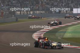 Mark Webber (AUS) Red Bull Racing RB8. 28.10.2012. Formula 1 World Championship, Rd 17, Indian Grand Prix, New Delhi, India, Race Day.