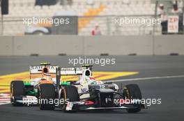 Sergio Perez (MEX) Sauber C31. 28.10.2012. Formula 1 World Championship, Rd 17, Indian Grand Prix, New Delhi, India, Race Day.