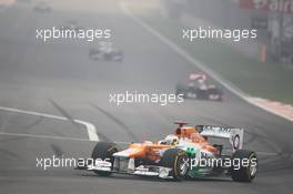 Paul di Resta (GBR) Sahara Force India VJM05. 28.10.2012. Formula 1 World Championship, Rd 17, Indian Grand Prix, New Delhi, India, Race Day.