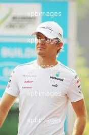 Nico Rosberg (GER) Mercedes AMG F1. 27.10.2012. Formula 1 World Championship, Rd 17, Indian Grand Prix, New Delhi, India, Qualifying Day.