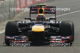 Mark Webber (AUS) Red Bull Racing RB8. 27.10.2012. Formula 1 World Championship, Rd 17, Indian Grand Prix, New Delhi, India, Qualifying Day.