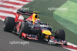 Mark Webber (AUS) Red Bull Racing RB8. 27.10.2012. Formula 1 World Championship, Rd 17, Indian Grand Prix, New Delhi, India, Qualifying Day.
