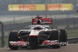 Jenson Button (GBR) McLaren MP4/27. 27.10.2012. Formula 1 World Championship, Rd 17, Indian Grand Prix, New Delhi, India, Qualifying Day.