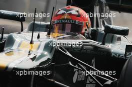 Heikki Kovalainen (FIN) Caterham CT01. 27.10.2012. Formula 1 World Championship, Rd 17, Indian Grand Prix, New Delhi, India, Qualifying Day.