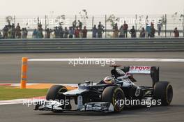 Pastor Maldonado (VEN) Williams FW34. 27.10.2012. Formula 1 World Championship, Rd 17, Indian Grand Prix, New Delhi, India, Qualifying Day.