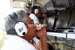 Dr. Vijay Mallya (IND) Sahara Force India F1 Team Owner. 27.10.2012. Formula 1 World Championship, Rd 17, Indian Grand Prix, New Delhi, India, Qualifying Day.