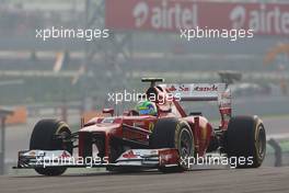 Felipe Massa (BRA) Ferrari F2012. 27.10.2012. Formula 1 World Championship, Rd 17, Indian Grand Prix, New Delhi, India, Qualifying Day.