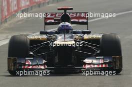 Daniel Ricciardo (AUS) Scuderia Toro Rosso STR7. 27.10.2012. Formula 1 World Championship, Rd 17, Indian Grand Prix, New Delhi, India, Qualifying Day.