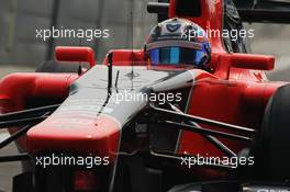 Timo Glock (GER) Marussia F1 Team MR01. 27.10.2012. Formula 1 World Championship, Rd 17, Indian Grand Prix, New Delhi, India, Qualifying Day.