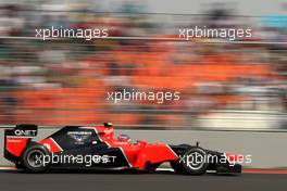 Charles Pic (FRA), Marussia F1 Team  27.10.2012. Formula 1 World Championship, Rd 17, Indian Grand Prix, New Delhi, India, Qualifying Day