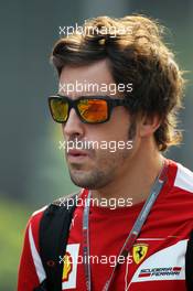 Fernando Alonso (ESP) Ferrari. 27.10.2012. Formula 1 World Championship, Rd 17, Indian Grand Prix, New Delhi, India, Qualifying Day.