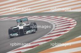 Nico Rosberg (GER) Mercedes AMG F1 W03. 27.10.2012. Formula 1 World Championship, Rd 17, Indian Grand Prix, New Delhi, India, Qualifying Day.