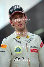 Romain Grosjean (FRA), Lotus Renault F1 Team  27.10.2012. Formula 1 World Championship, Rd 17, Indian Grand Prix, New Delhi, India, Qualifying Day