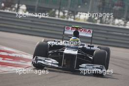 Bruno Senna (BRA) Williams FW34. 27.10.2012. Formula 1 World Championship, Rd 17, Indian Grand Prix, New Delhi, India, Qualifying Day.