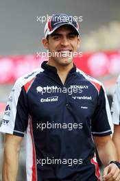 Pastor Maldonado (VEN) Williams. 25.10.2012. Formula 1 World Championship, Rd 17, Indian Grand Prix, New Delhi, India, Preparation Day