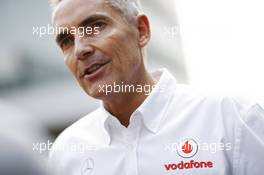 Martin Whitmarsh (GBR) McLaren Chief Executive Officer. 25.10.2012. Formula 1 World Championship, Rd 17, Indian Grand Prix, New Delhi, India, Preparation Day
