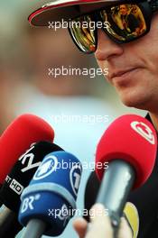 Kimi Raikkonen (FIN) Lotus F1 Team. 25.10.2012. Formula 1 World Championship, Rd 17, Indian Grand Prix, New Delhi, India, Preparation Day