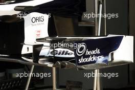 Williams FW34 front wing. 25.10.2012. Formula 1 World Championship, Rd 17, Indian Grand Prix, New Delhi, India, Preparation Day